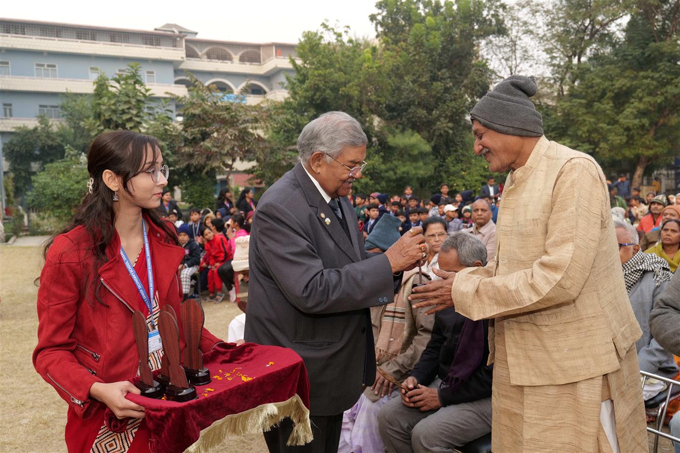 Grand Parents Day 2025 - Felicitation of Grand Parents by Honourable Founder Chairman Dr S P Verma